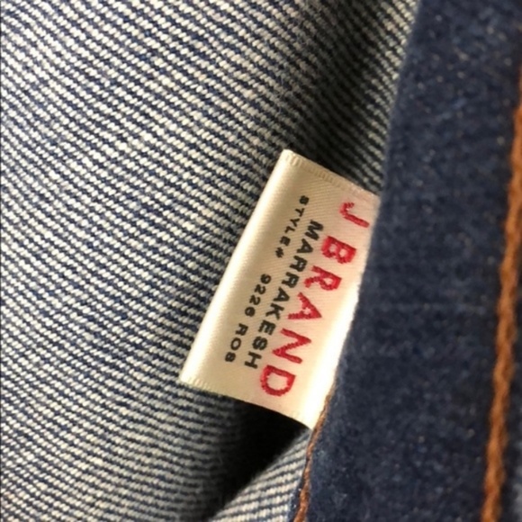 J Brand Marrakesh Dark Wash Flare Wide Leg Jeans - Picture 7 of 8